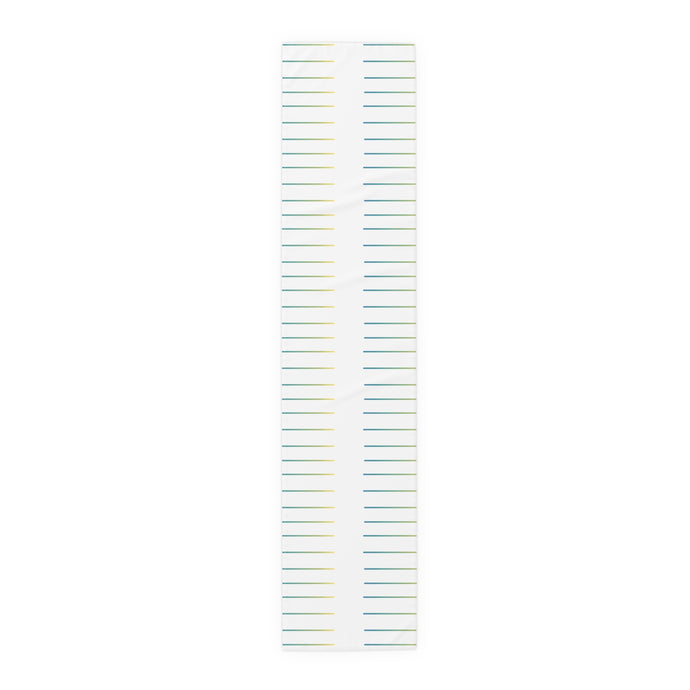Modern Striped Cotton Table Runner for Stylish Dining Decor