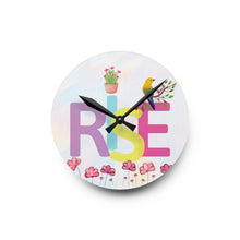 Load image into Gallery viewer, Acrylic Wall Clock Rise