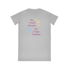 Load image into Gallery viewer, Spinner T-Shirt Dress Major Production design