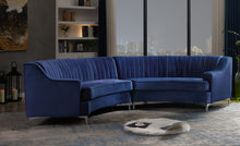 Load image into Gallery viewer, Velvet Curved Oversize Sofa for Living Room