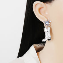 Load image into Gallery viewer, Earrings Boot Dangle
