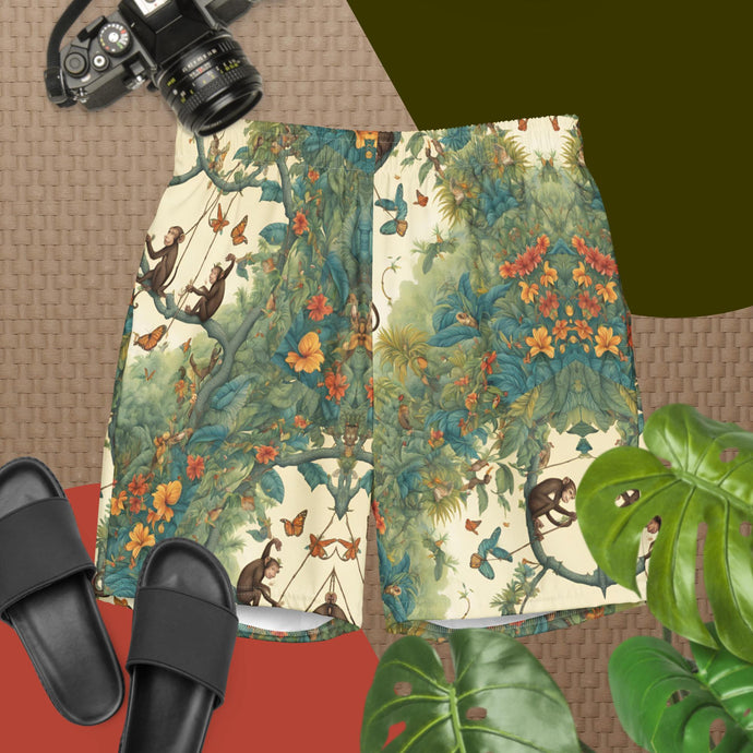 Swim Trunks Monkey Around Print
