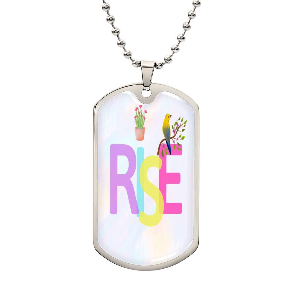 Dog Tag Necklace Rise