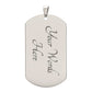 Dog Tag Necklace Rise