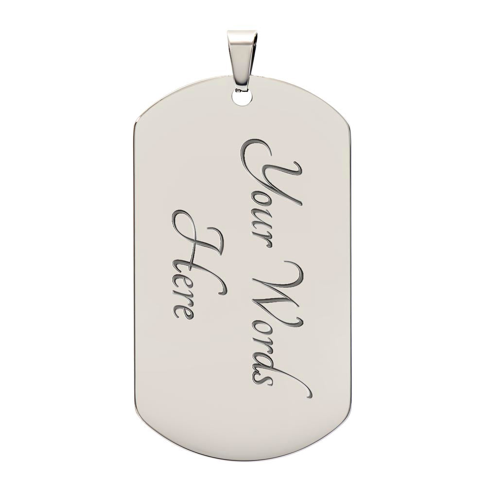 Dog Tag Necklace Rise