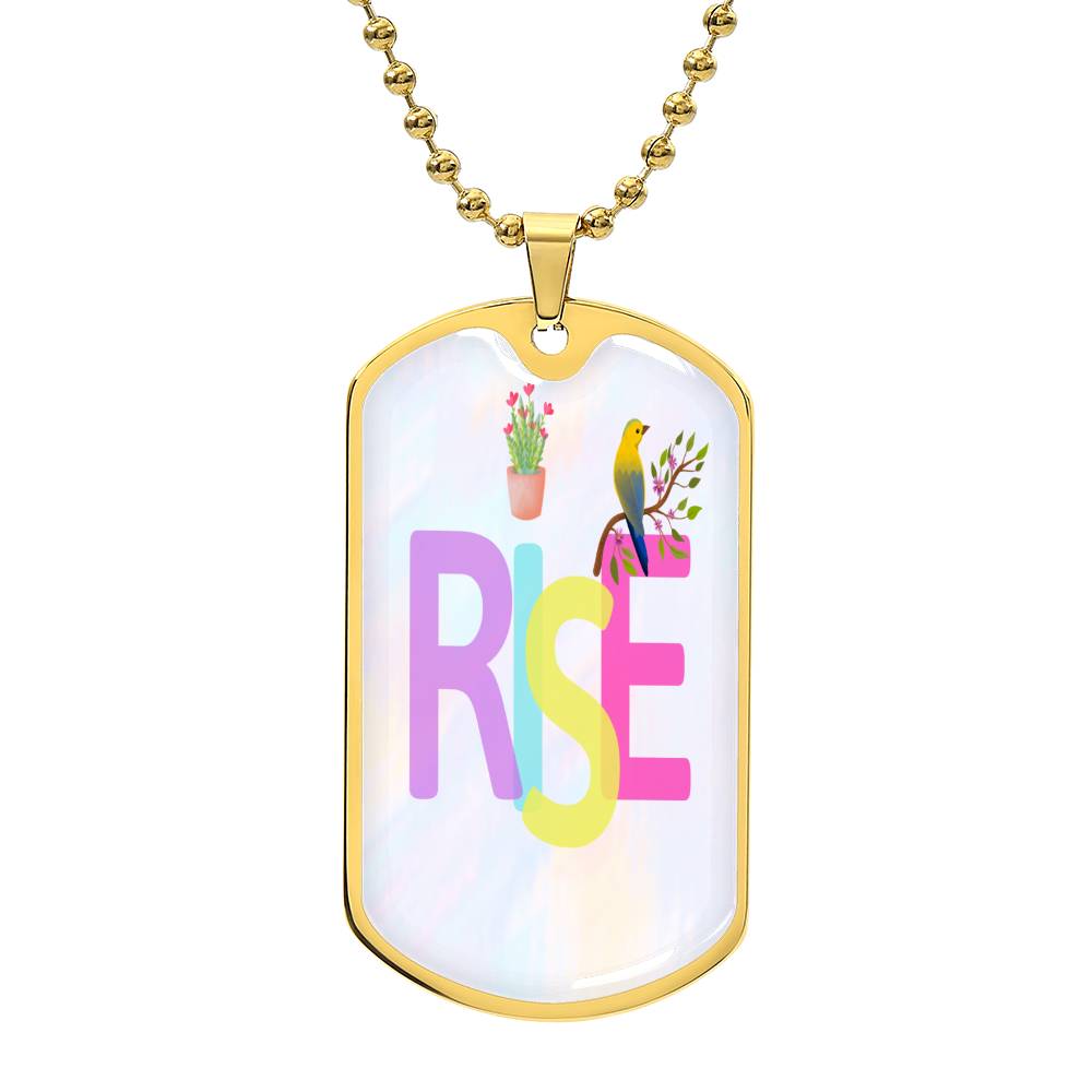Dog Tag Necklace Rise