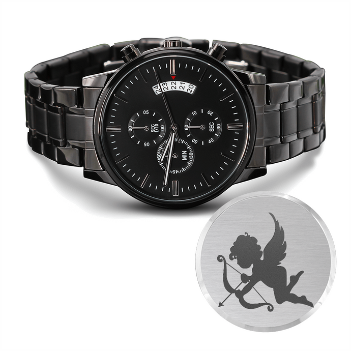 Cupid's Bow Engraved Watch