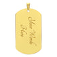 Dog Tag Necklace Rise