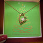 Merry Christmas Forever Heart Necklace