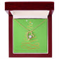 Merry Christmas Forever Heart Necklace