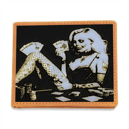 Wallet with Glitzy Poker Design