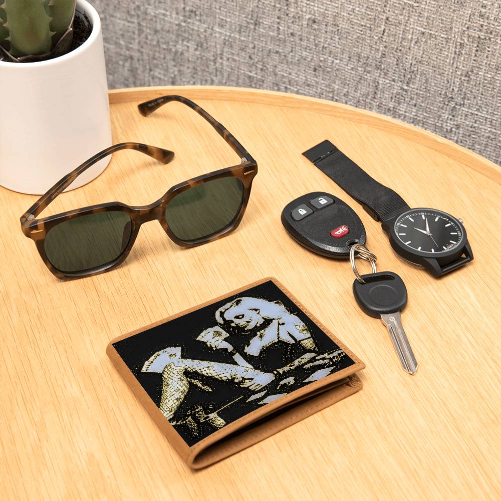 Wallet with Glitzy Poker Design