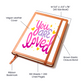 Adorable "You Are Loved" Journal