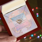Happy Valentine's Interlocking Hearts Necklace