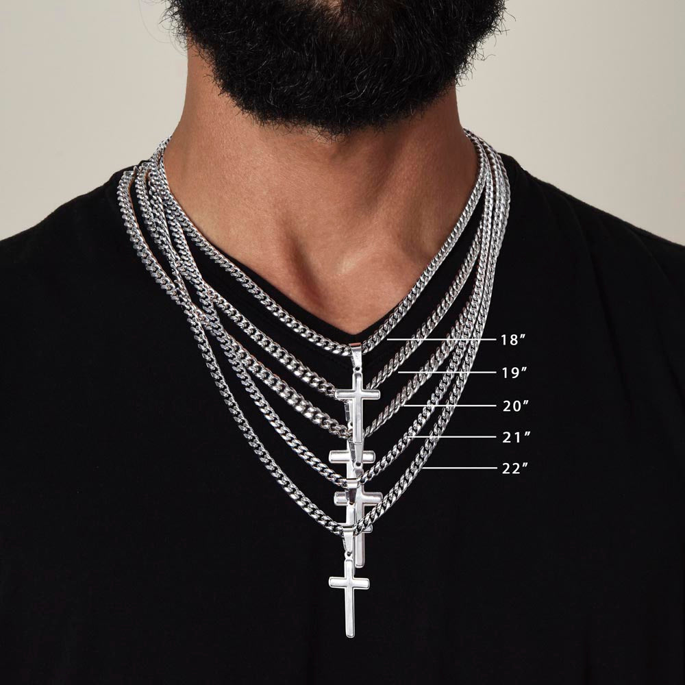 Artisan Cross Cuban Chain