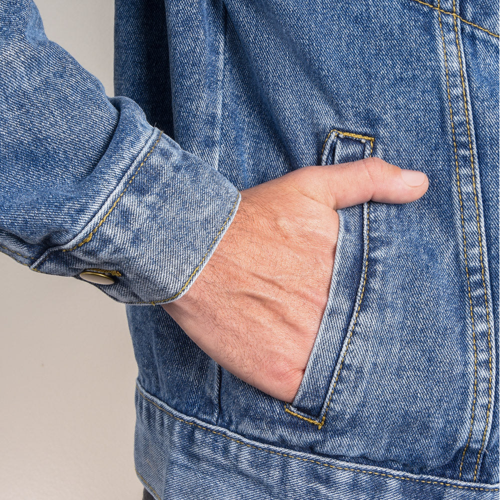 Men's Denim Jacket Scarecrow