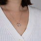 Merry Christmas Forever Heart Necklace