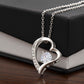 Merry Christmas Forever Heart Necklace