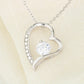 Merry Christmas Forever Heart Necklace