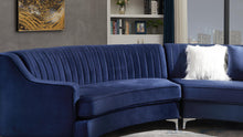 Load image into Gallery viewer, Velvet Curved Oversize Sofa for Living Room