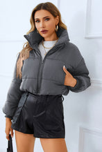 Load image into Gallery viewer, Zip-Up Winter Coat with Pockets