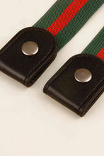 Load image into Gallery viewer, PU Elastic Snap Closure Belt
