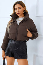 Load image into Gallery viewer, Zip-Up Winter Coat with Pockets