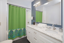 Load image into Gallery viewer, Shower Curtains Green Mediterranean