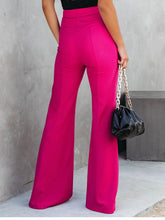 Load image into Gallery viewer, Front Slit Flare Leg Pants
