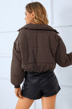Load image into Gallery viewer, Zip-Up Winter Coat with Pockets