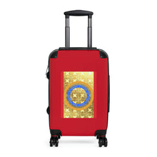 Load image into Gallery viewer, Suitcase Black and Red with Living in Light Emblem