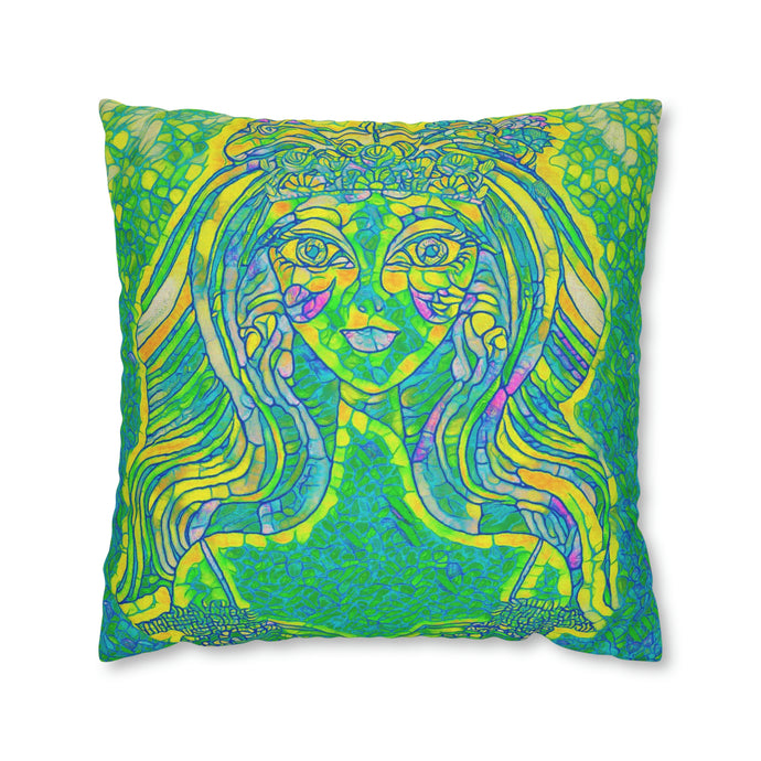 Pillow Case Spun Polyester Square Pillow Case