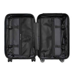 Suitcase Black and Red with Living in Light Emblem