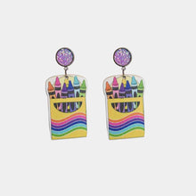 Load image into Gallery viewer, Wooden Dangle Earrings