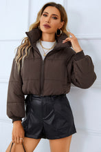 Load image into Gallery viewer, Zip-Up Winter Coat with Pockets