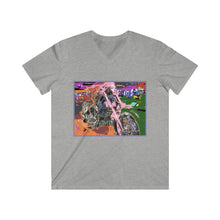 Load image into Gallery viewer, Men&#39;s Fitted V-Neck Short Sleeve Tee