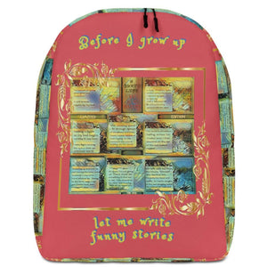 Before I Grow Up Backpack  w/Venetian and Gold Accents