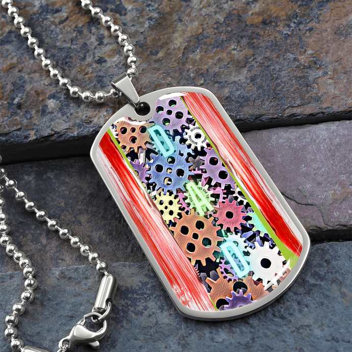 DAD Workshop Dogtag Necklace