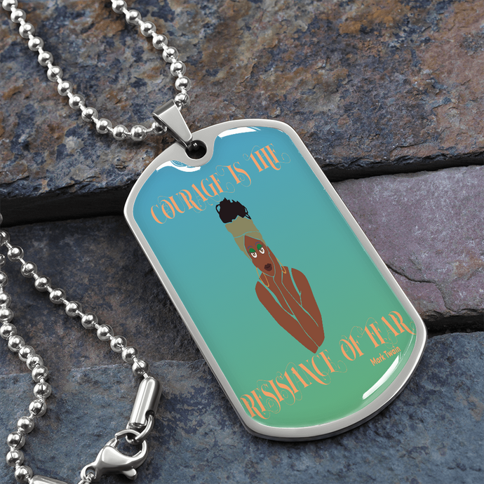 Courage in Shades of Turquoise Necklace