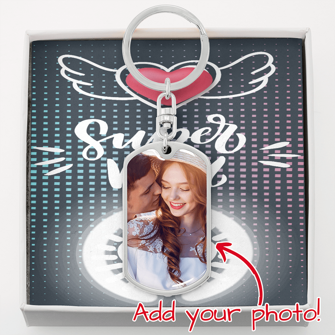 Add your special photo and engraving to our Super Dad Presentation Card