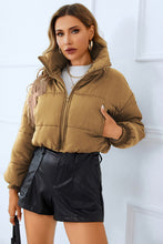 Load image into Gallery viewer, Zip-Up Winter Coat with Pockets