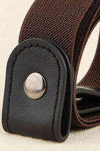 Load image into Gallery viewer, PU Elastic Snap Closure Belt