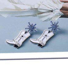 Load image into Gallery viewer, Earrings Boot Dangle