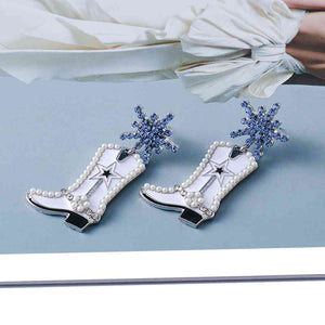 Earrings Boot Dangle