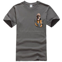 Load image into Gallery viewer, German Shepherd In Pocket T-Shirt MY DOG!