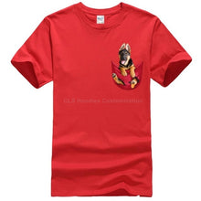 Load image into Gallery viewer, German Shepherd In Pocket T-Shirt MY DOG!