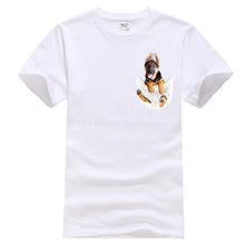 Load image into Gallery viewer, German Shepherd In Pocket T-Shirt MY DOG!