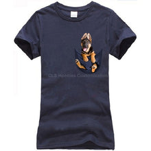 Load image into Gallery viewer, German Shepherd In Pocket T-Shirt MY DOG!
