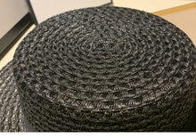 Load image into Gallery viewer, Round Flat Top Straw Hat Fabulous Quality