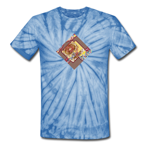 Unisex Tie Dye T-Shirt - spider baby blue